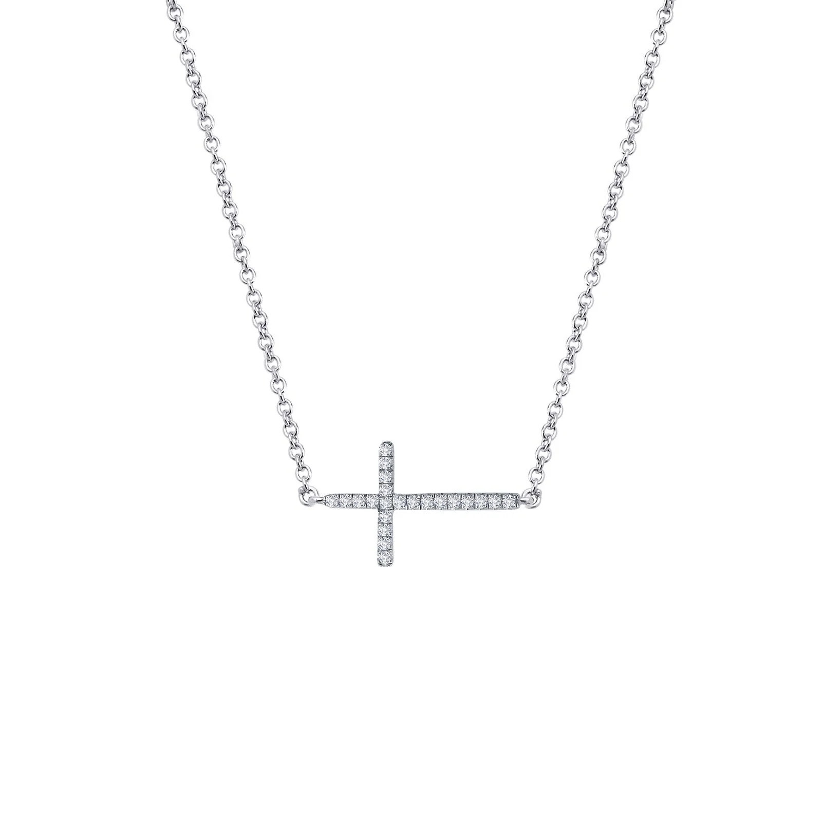 Sideways Cross Necklace | Lafonn