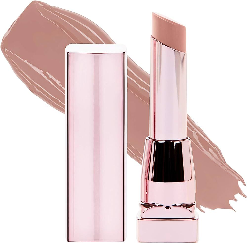 Maybelline New York Color Sensational Shine Compulsion Lipstick Makeup, Baddest Beige, 0.1 Ounce | Amazon (US)