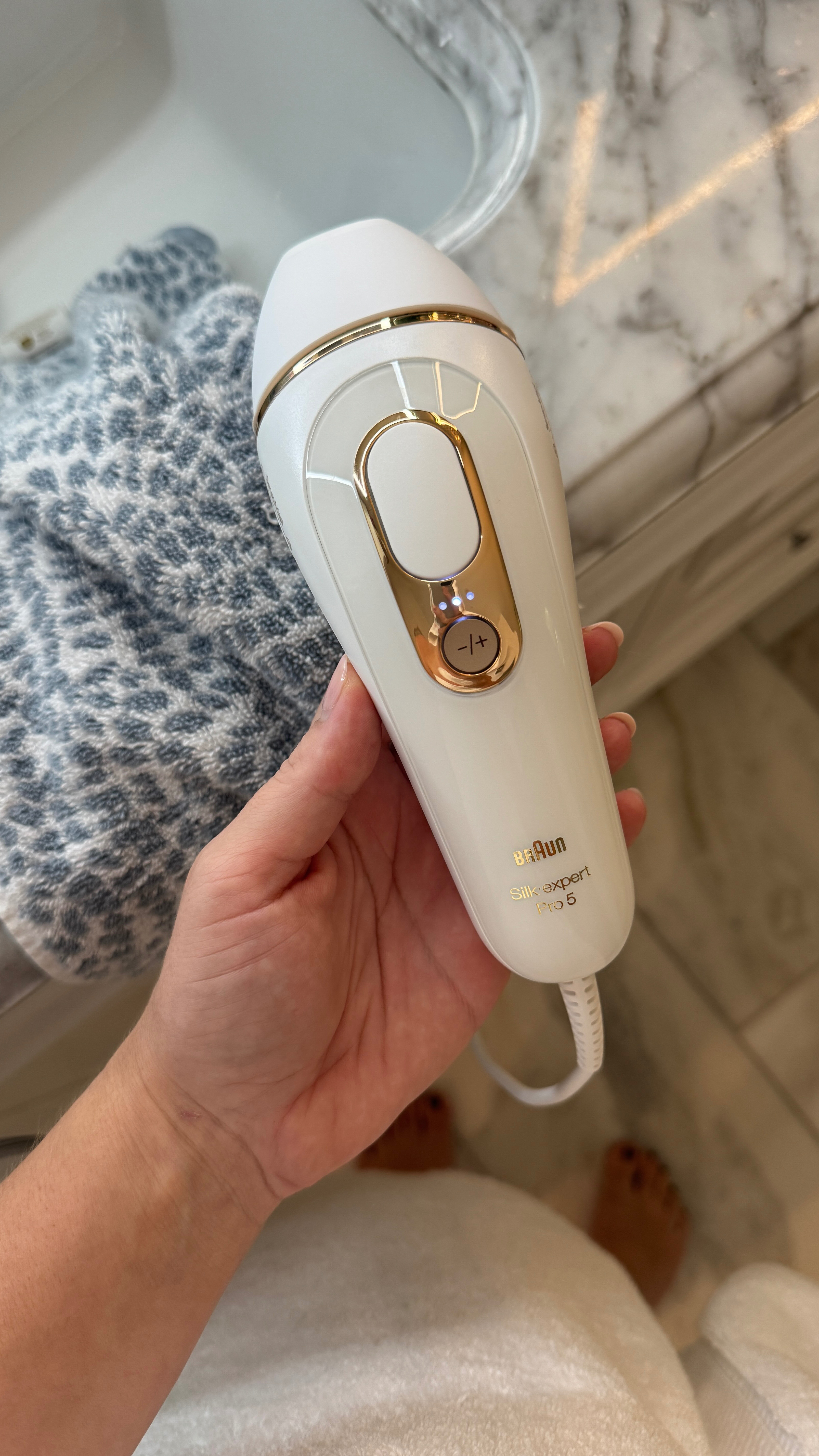 Great price on the IPL laser hair removal device. I'm relatively new to it - the instructions say you can see results in as little as 4 weeks. I'm 3 weeks into it and will offer my full review soon! But it really does feel like it's zapping the hair.  Not very painful at all. Like a small sting. So I'm hopeful that it's working.   

 

#LTKSaleAlert #LTKBeauty