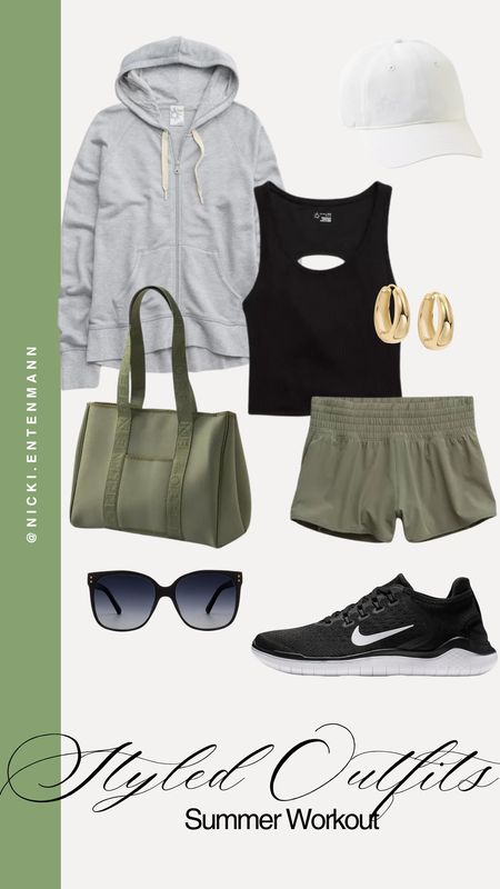 Summer workout outfit ideas! I love having layering options, especially for working out in warmer weather!

Aerie offline, workout fit, summer workout, shorts for working out, fitness, summer style 

#LTKfitness #LTKActive #LTKSeasonal