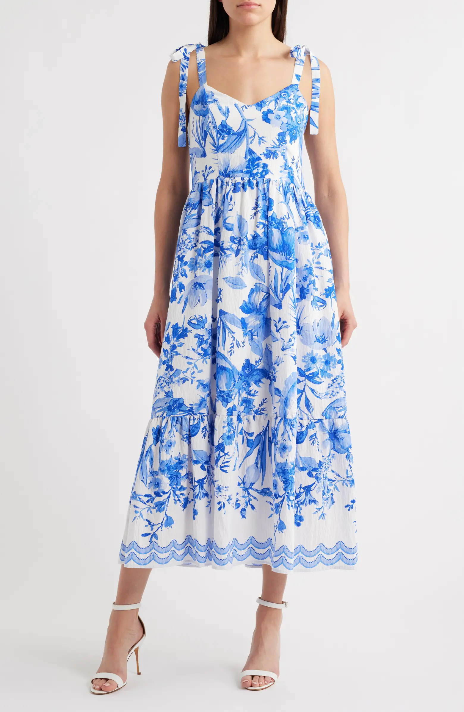 Floral Toile Corset Sundress | Nordstrom