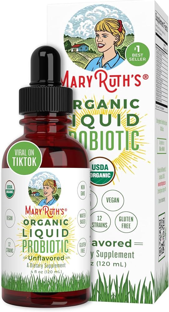 MaryRuth's | USDA Organic Liquid Probiotics | Improves Immune Function for Men, Women & Kids | 12... | Amazon (US)