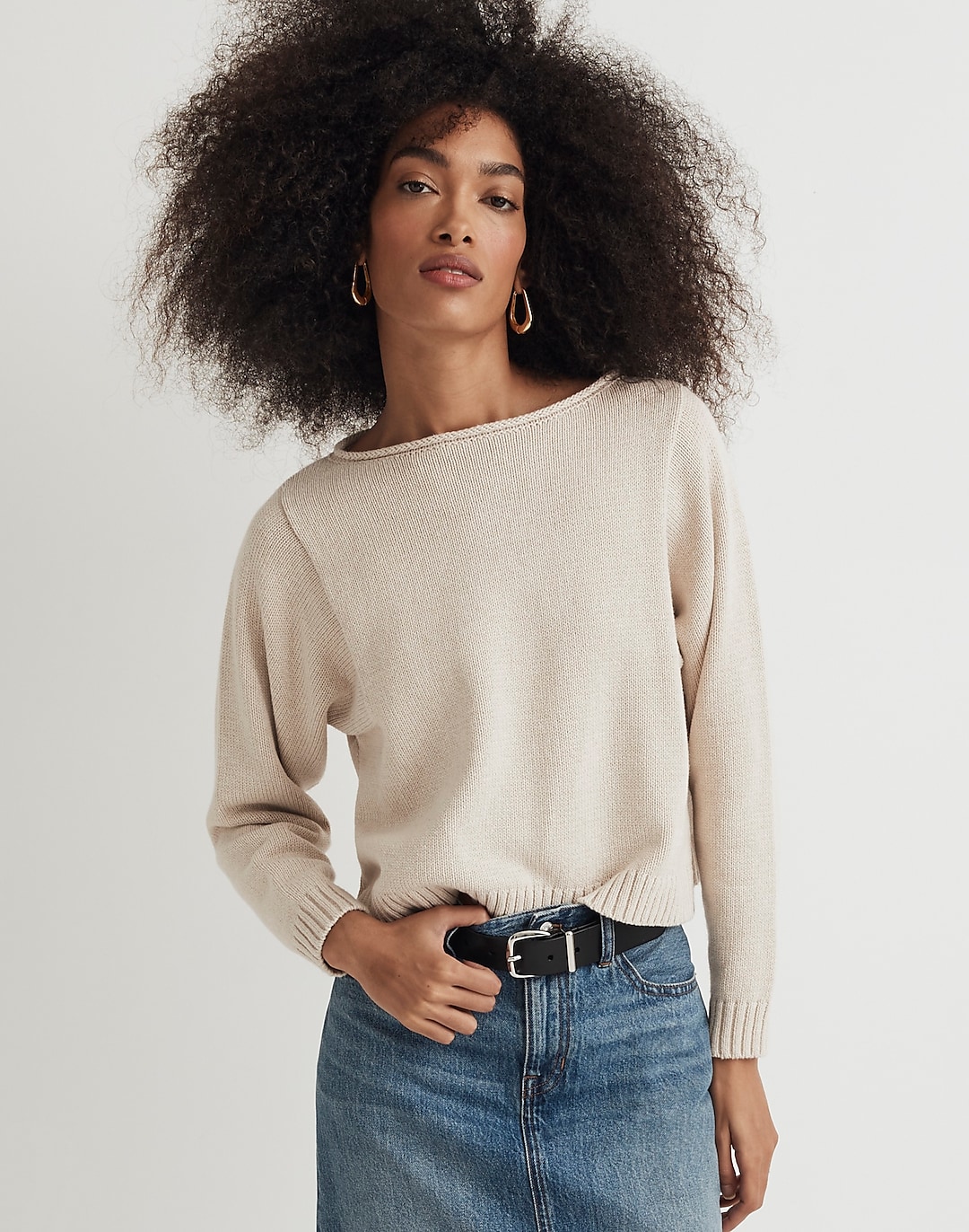 Rolled-Neck Pullover Sweater | Madewell