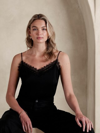 Lace-Trim Camisole | Banana Republic Factory