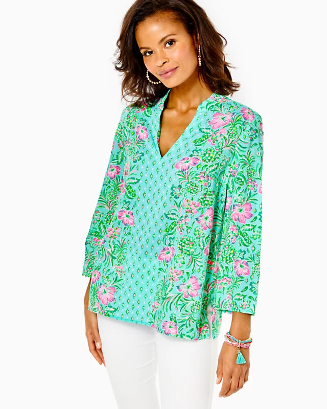 Luna Bay Tunic Top | Lilly Pulitzer