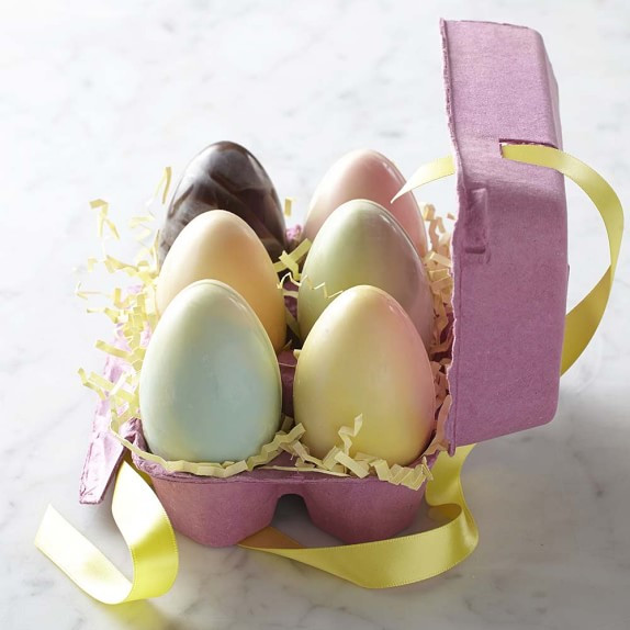 Hand-Marbled Chocolate Eggs | Williams-Sonoma