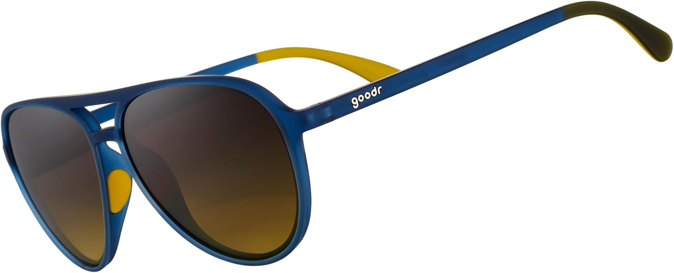 goodr Frequent Skymall Shoppers Polarized Aviator Sunglasses, Large Sized (Mach G), Navy Frame wi... | Amazon (US)