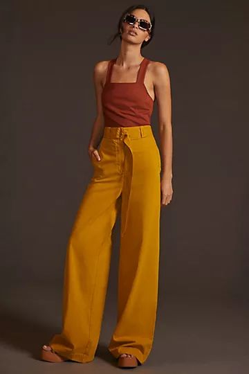 Label 3 Wide-Leg Beach Pants | Anthropologie (US)