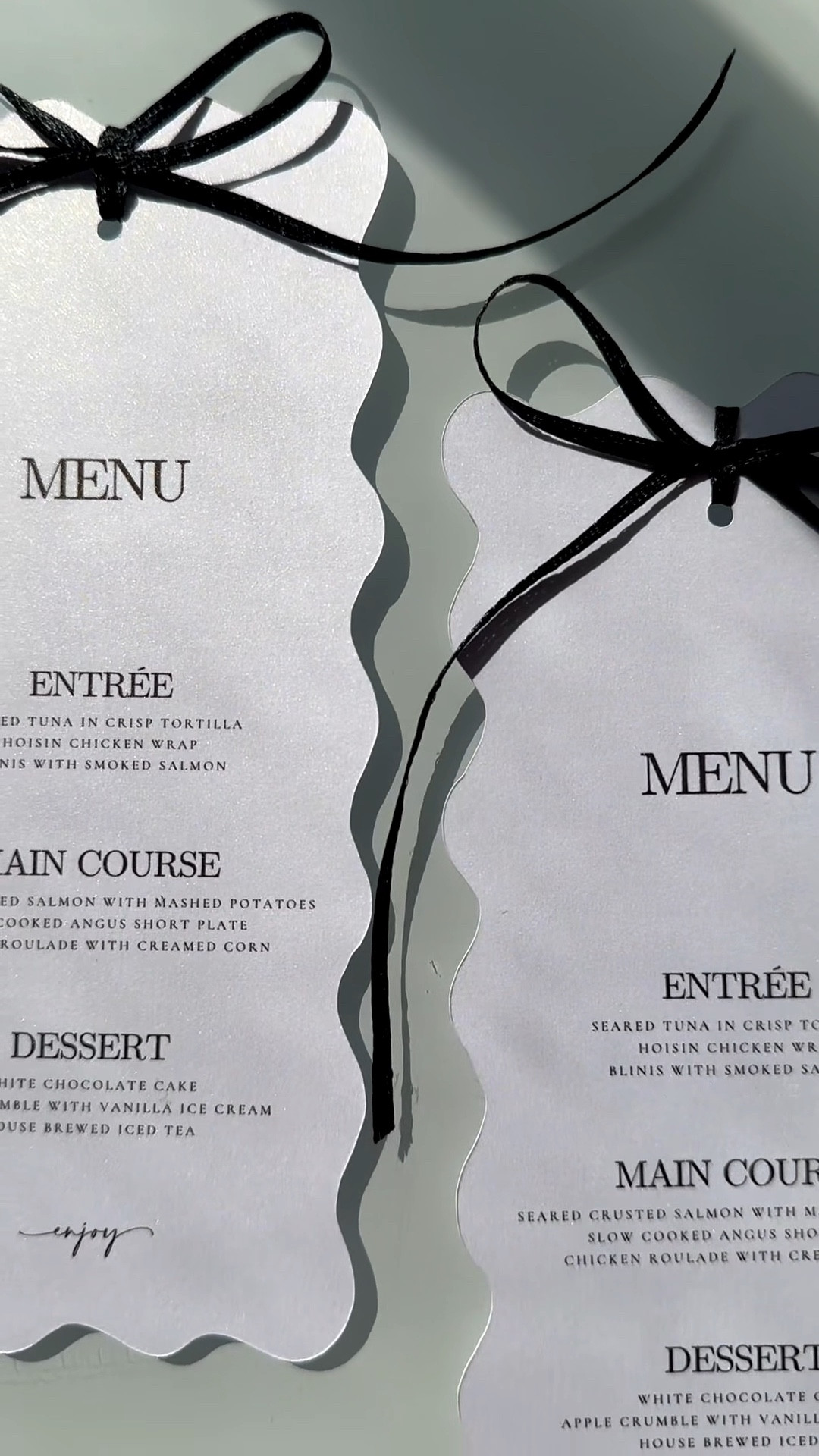 Wavy Menus 🍽️✨

#LTKWedding