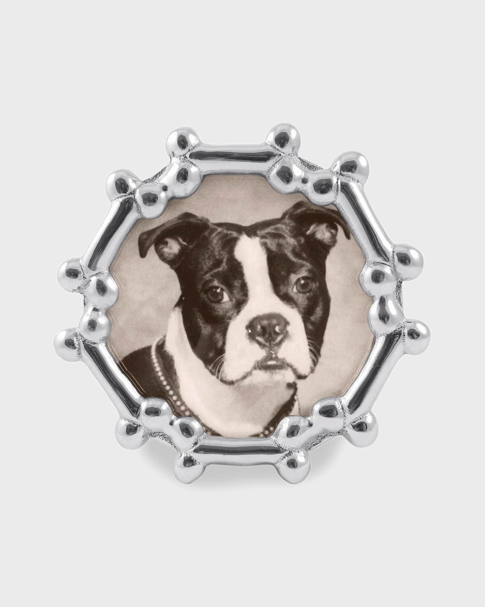 Dog Bone Round Frame | Neiman Marcus