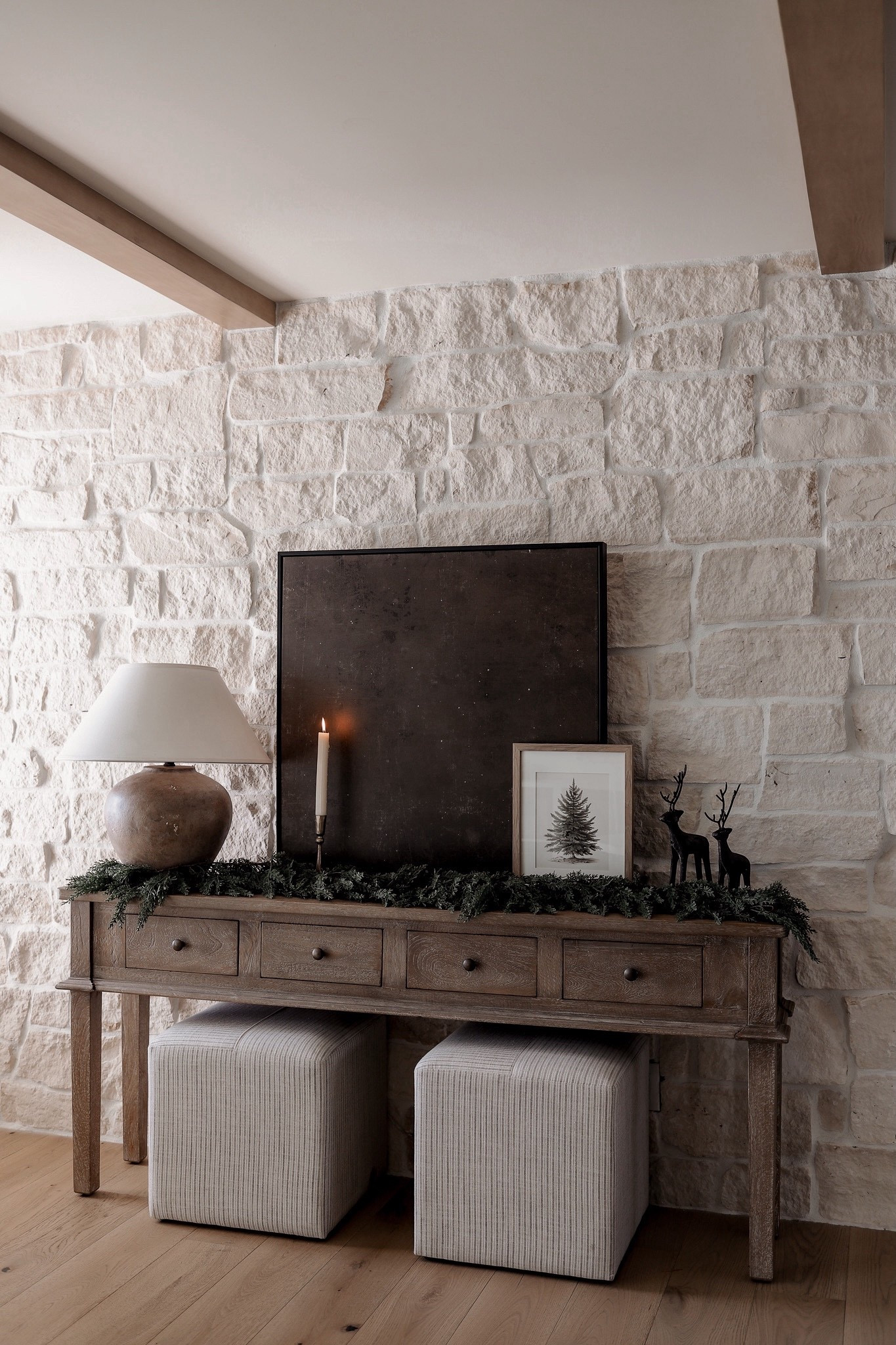 A holiday sideboard moment ✨ Layered with greenery, warm wood tones, and simple seasonal accents to make everyday spaces feel festive without feeling overdone. Everything linked below! 

#LTKHome #LTKHoliday #LTKSeasonal