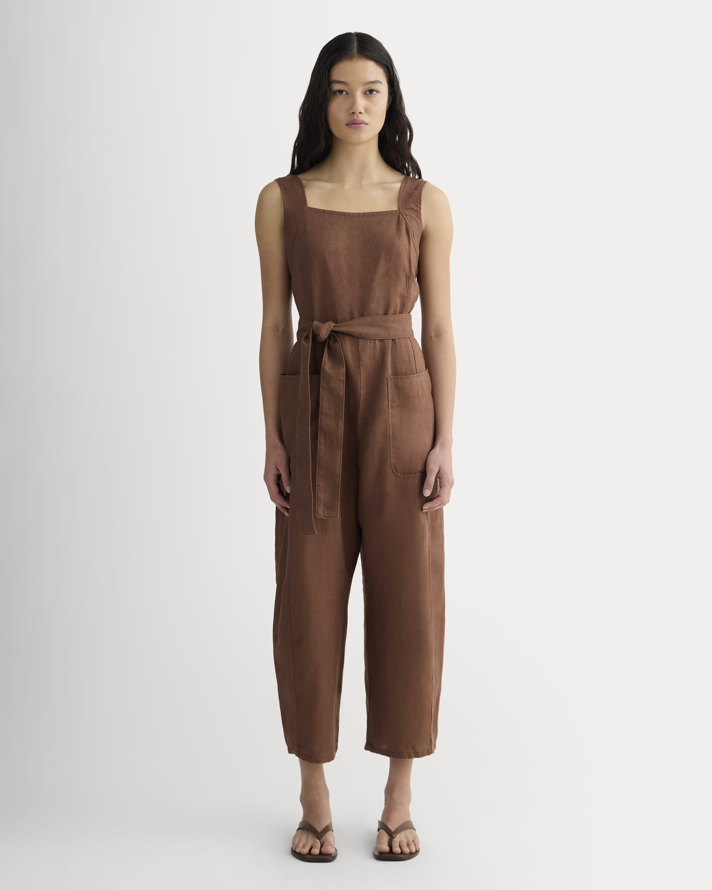 The Utility Coverall in Linen | Everlane