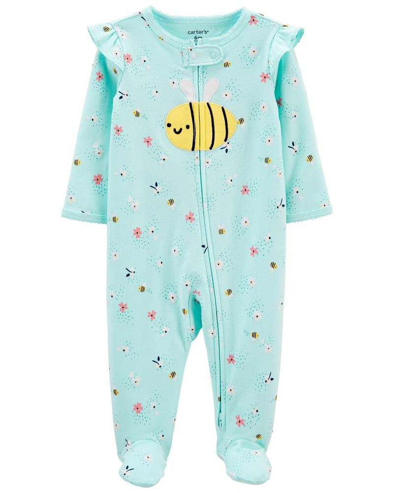 Bee 2-Way Zip Cotton Sleep & Play | Carter's