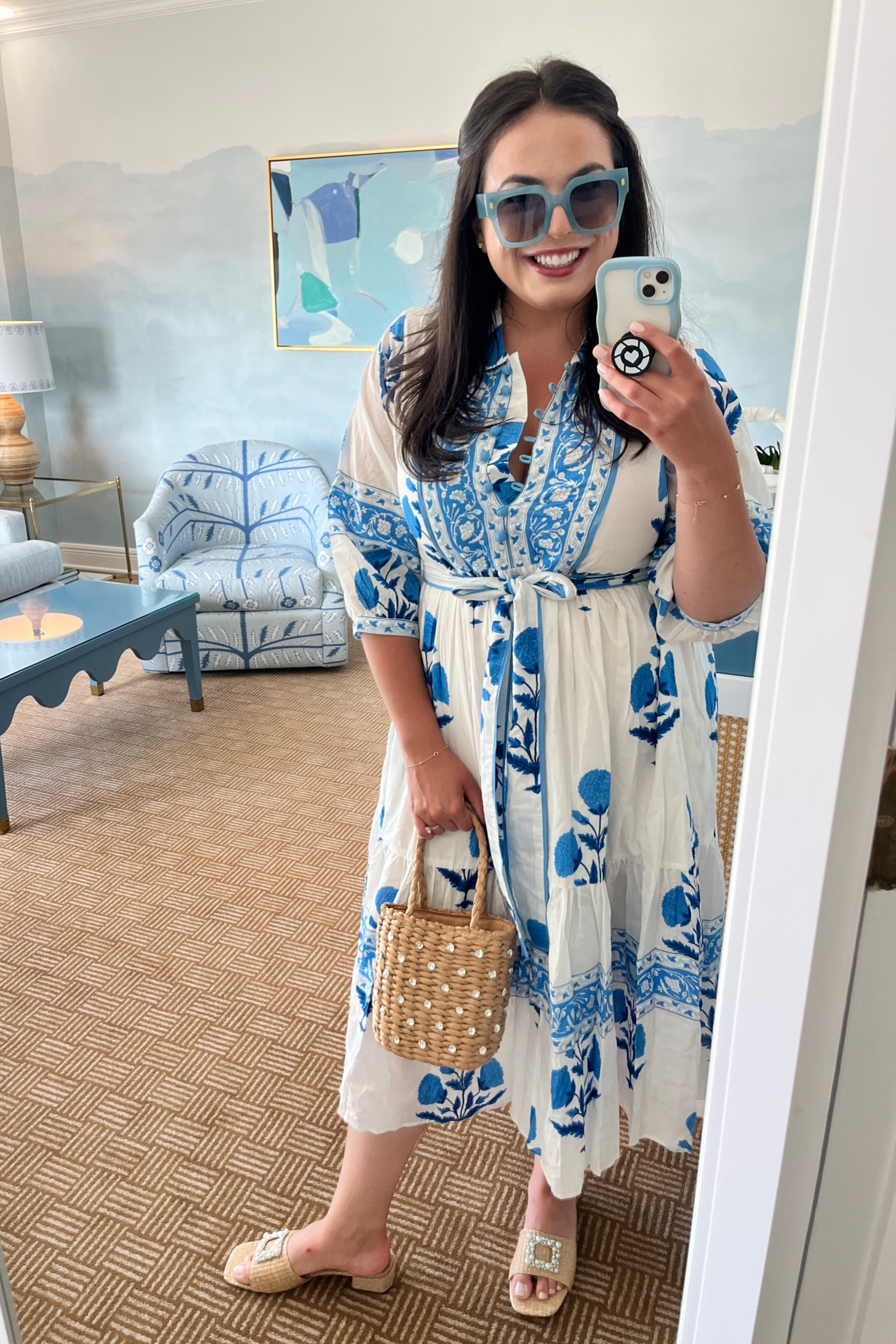 One of the best Etsy purchases I’ve made is this block print dress! 

Paired it with my fave Wmazon sunglasses and $25 target bag

Also these sandals are SO comfortable! 

#LTKStyleTip #LTKSaleAlert #LTKFindsUnder50