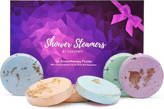 Cleverfy Aromatherapy Shower Steamers - Mothers Day Variety Pack of 6 Shower Bombs with Essential... | Amazon (US)