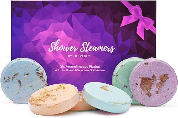 Cleverfy Aromatherapy Shower Steamers - Mothers Day Variety Pack of 6 Shower Bombs with Essential... | Amazon (US)