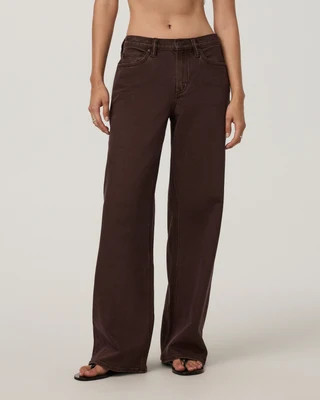 Women's Vuori Vintage Wideleg Jean - French Roast Denim - 25 | Vuori Clothing (US & Canada)