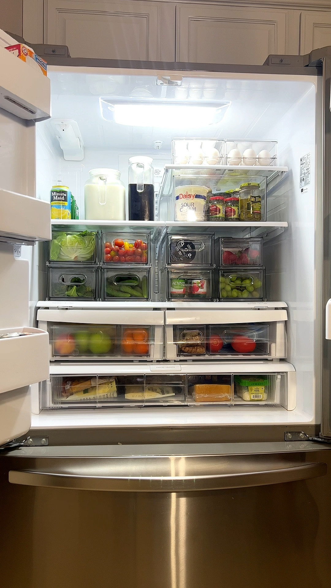 Fridge organization tools!! 

#LTKhome #LTKFind #LTKfamily
