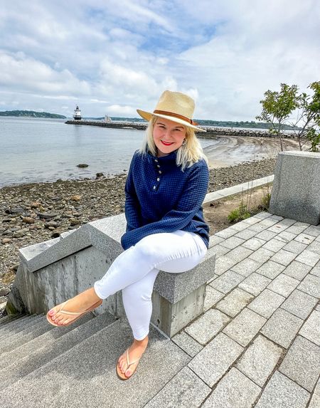 Still rocking the white jeans. This dudley pull over is such a staple and perfect for all seasons. 

#LTKSeasonal #LTKstyletip #LTKFind