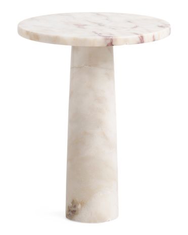 18in Solid Marble Accent Table | Furniture & Lighting | Marshalls | Marshalls