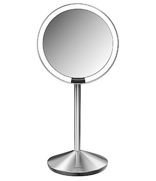 simplehuman 5 Mini 10x Magnification Sensor Lighted Travel Mirror - Stainless Steel | Dillard's