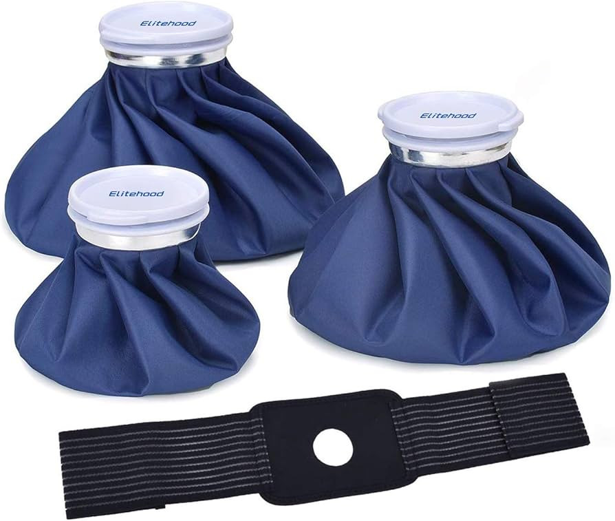 elitehood Ice Cold Pack Reusable Ice Bags Hot Water Bag for Injuries, Hot & Cold Therapy and Pain... | Amazon (US)