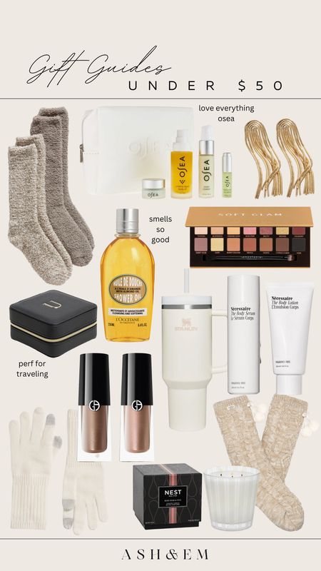 Affordable Gift Guide - Beauty - Cozy - Makeup - Warm 

#LTKbeauty #LTKSeasonal #LTKfindsunder50