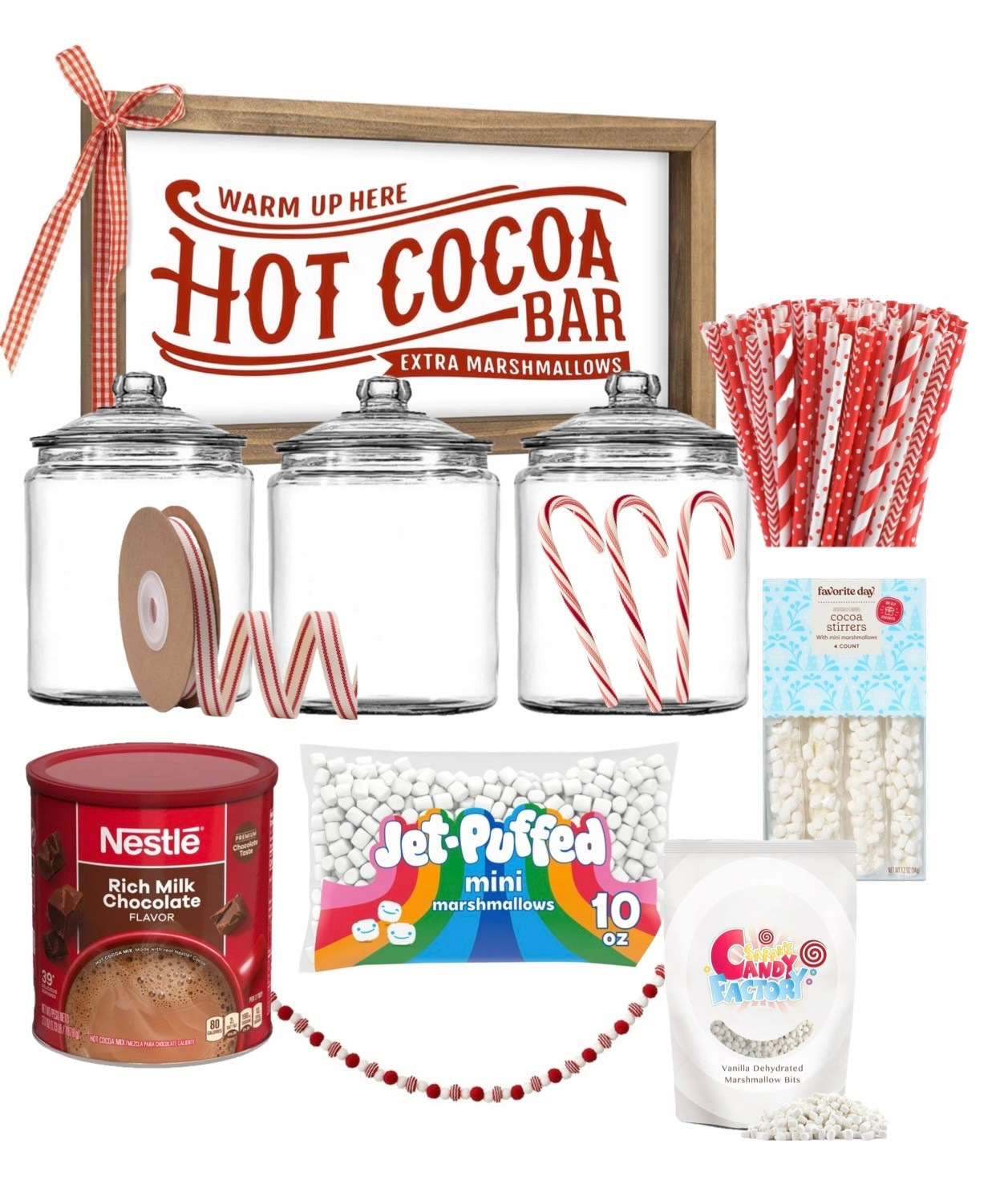 Christmas cocoa bar essentials 
#cocoabar
#christmascocoq
#hotcocoq