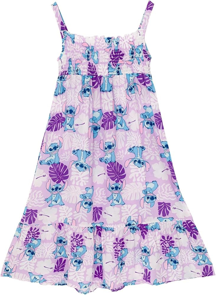 Disney Girls Smocked Maxi Dress Toddler to Big Kid Sizes (4-16) | Amazon (US)
