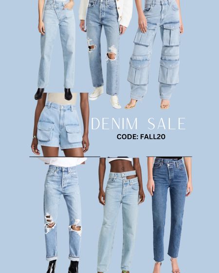Agolde denim jeans 
Cargo shorts
Shopbop sale 
Code FALL20

#LTKstyletip #LTKsalealert
