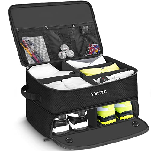YOREPEK 2 Layer Golf Trunk Organizer, Golf Gifts for Men with Separate Ventilated Compartment for... | Amazon (US)