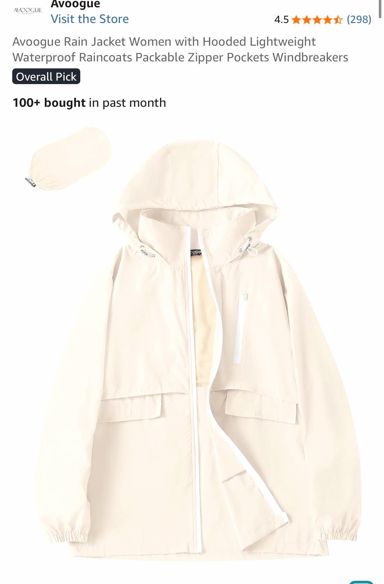 POV: it starts raining but your outfit still eats ☁️🤍

why are most rain jackets so ugly… like who designed those 😭

I finally found an Amazon one that’s actually cute, lightweight, and doesn’t make you look bulky

this is that “throw on and still look put together” jacket >>>  

neutral, flattering, and perfect for errands, travel, or rainy days when you still want to look good

comment RAIN & I’ll send you the link 🔗

#LTKTravel #LTKSeasonal #LTKSaleAlert