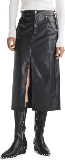 rag & bone Sid Faux Leather Midi Pencil Skirt | Nordstrom | Nordstrom