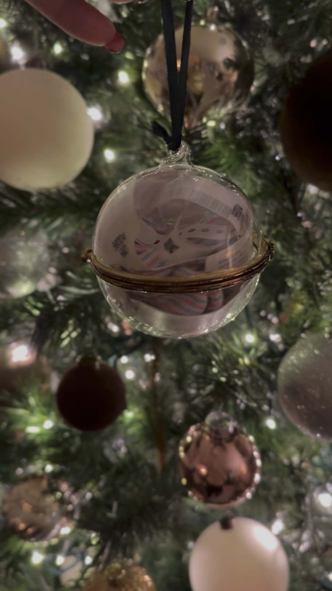 The best keepsake ornament! If you had a baby this year or are expecting soon, get yourself this ornament and use it as a place to store your hospital bracelets and baby’s first hat #LTKHoliday

#LTKBaby #LTKBump