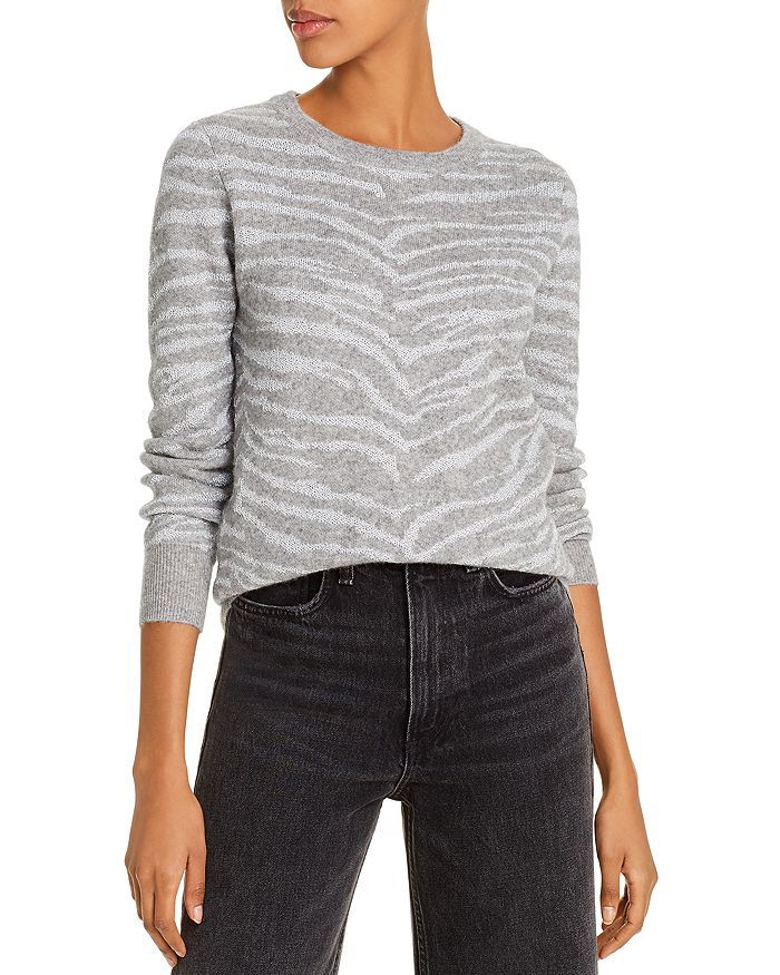 Madeleine Thompson Cashmere Metallic Zebra Sweater Women -  Sweaters -  Cashmere - Bloomingdale's | Bloomingdale's (US)