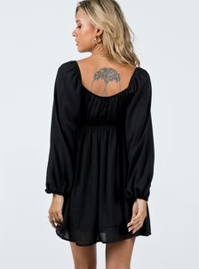 Bettie Mini Dress Black | Princess Polly US