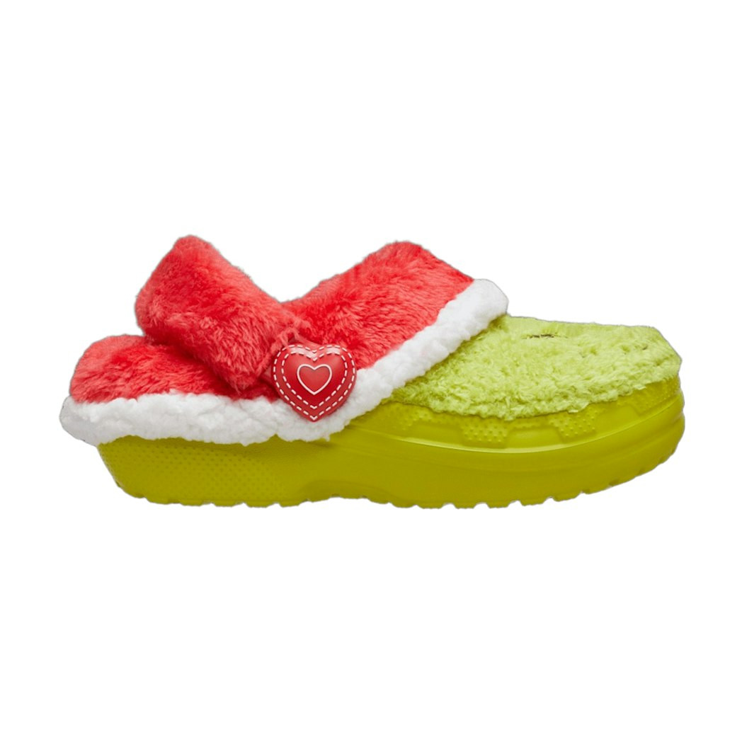 (Infant) The Grinch Crocs Classic Lined Clog 'Stealing Christmas' US 7C | Novelship
