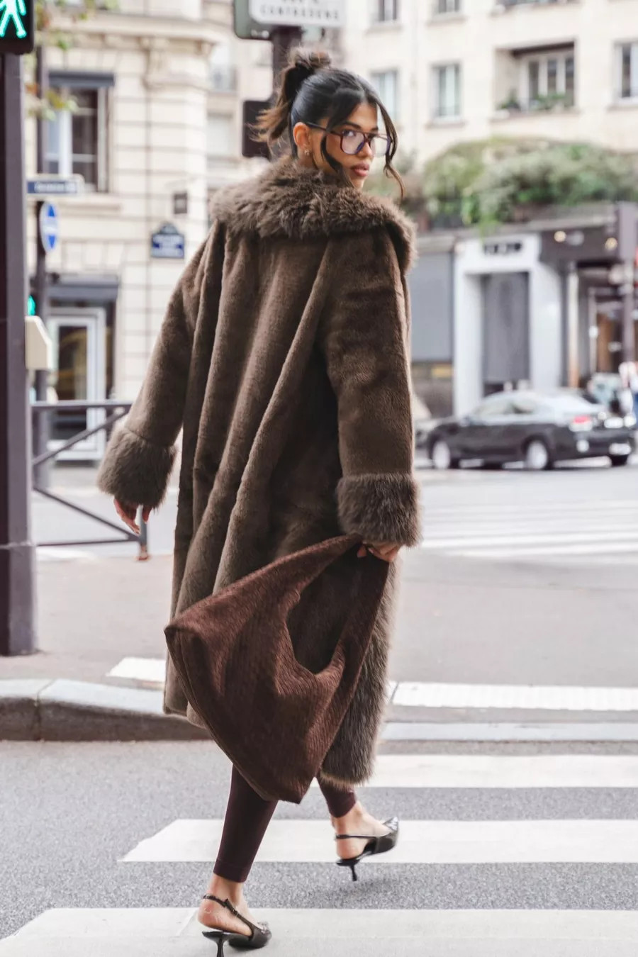 Premium Faux Fur Bonded Midaxi Coat | Boohoo.com (UK & IE)