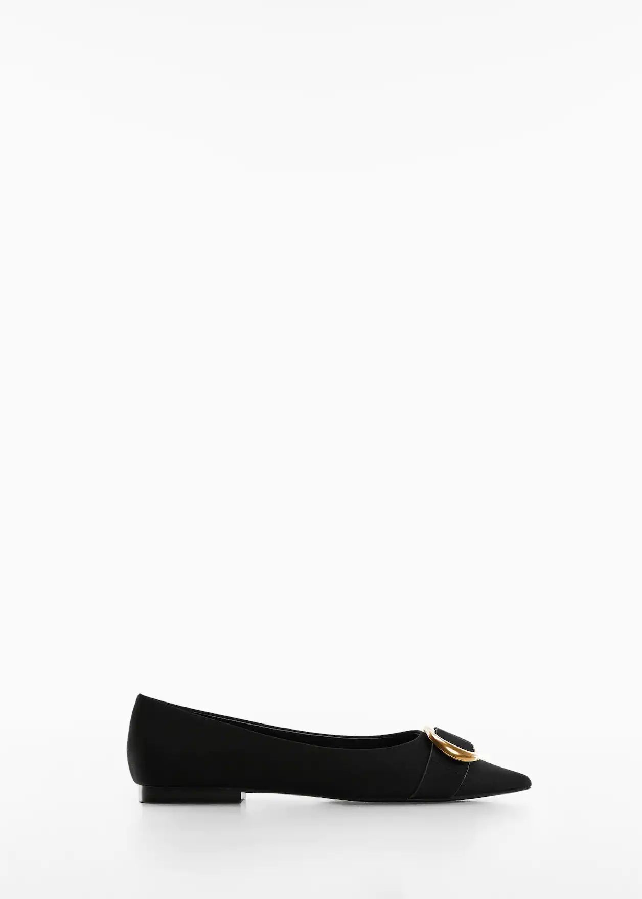 Decorative buckle toe shoes -  Women | Mango USA | MANGO (US)