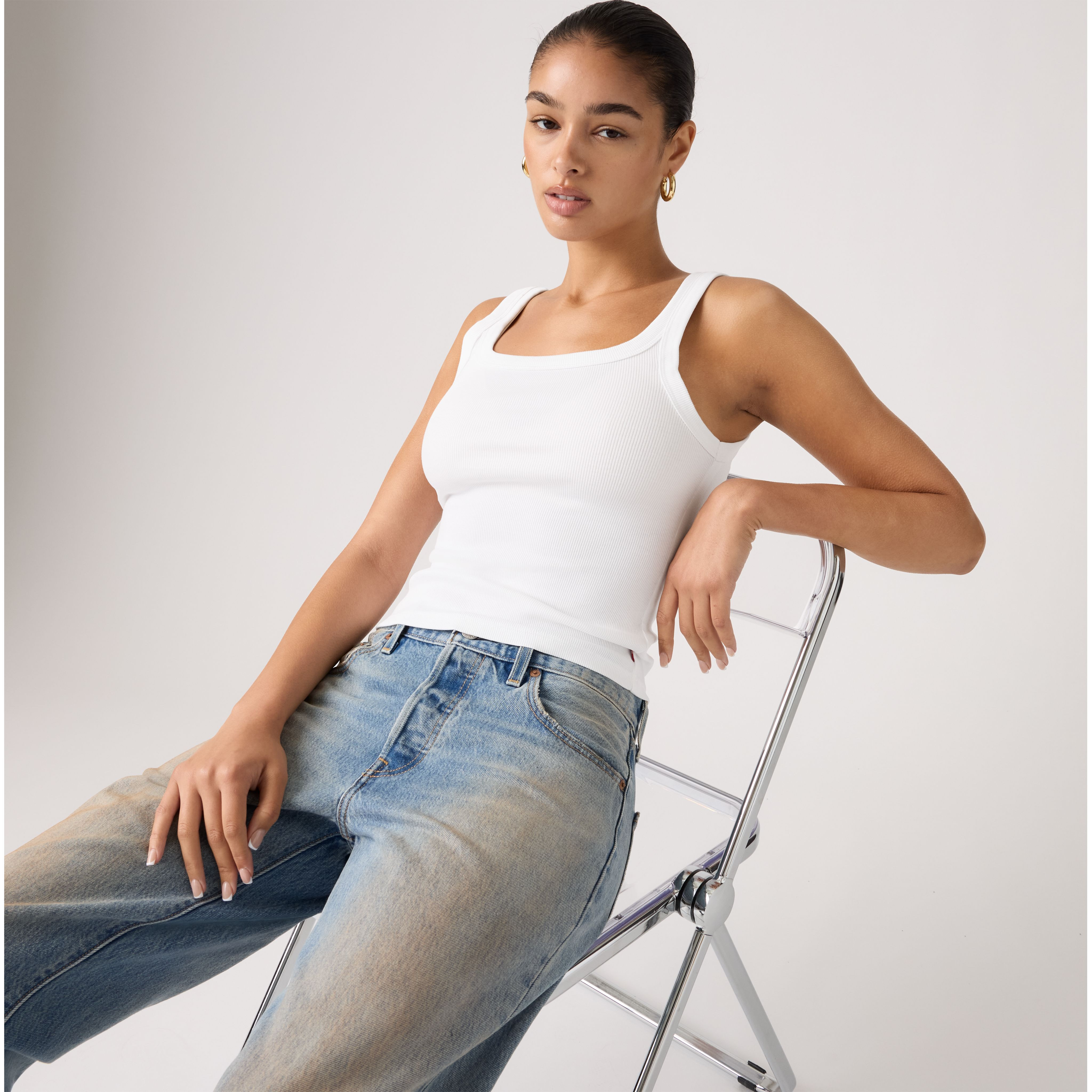 Levi's Essential Ribbed Tank Top - Women's S | Levi's US