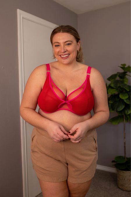 Plz be properly fitted before ordering

I’ve become a huge fan of this bra style, it’s so unique. It offers two layers of fabric and fits similarly to the Elomi Matilda bra. It’s a super cute bra and panty set that comes in a few different colorways.

Kintai Plunge Bra by Elomi can be purchased at Nordstrom, Dillard’s, Bare Necessities, Amazon and Victoria’s Secret. It is available in band sizes 32-44, cup sizes DD-K.

#LTKstyletip #LTKmidsize #LTKfindsunder100