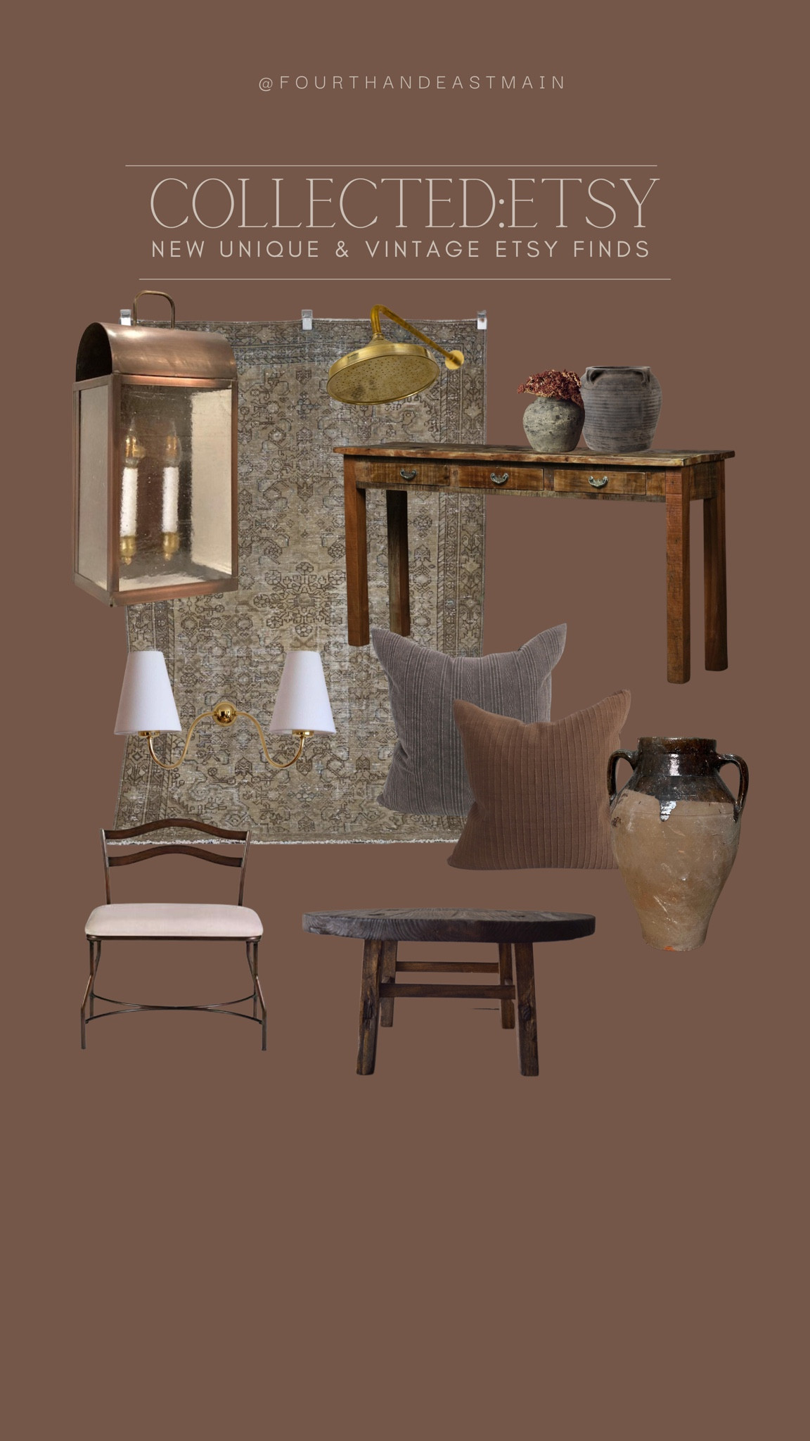 collected // new and unique etsy finds 

console table
brass light 
amber interiors 
vintage vase 
lanterns 
wood coffee table
amber interiors 
amber interiors dupe
mcgee mcgee dupe

#LTKhome