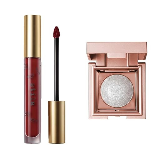 Bundle of stila Stay All Day Liquid Lipstick (Glamberry) + stila Heaven's Dew All Over Glimmer (S... | Amazon (US)