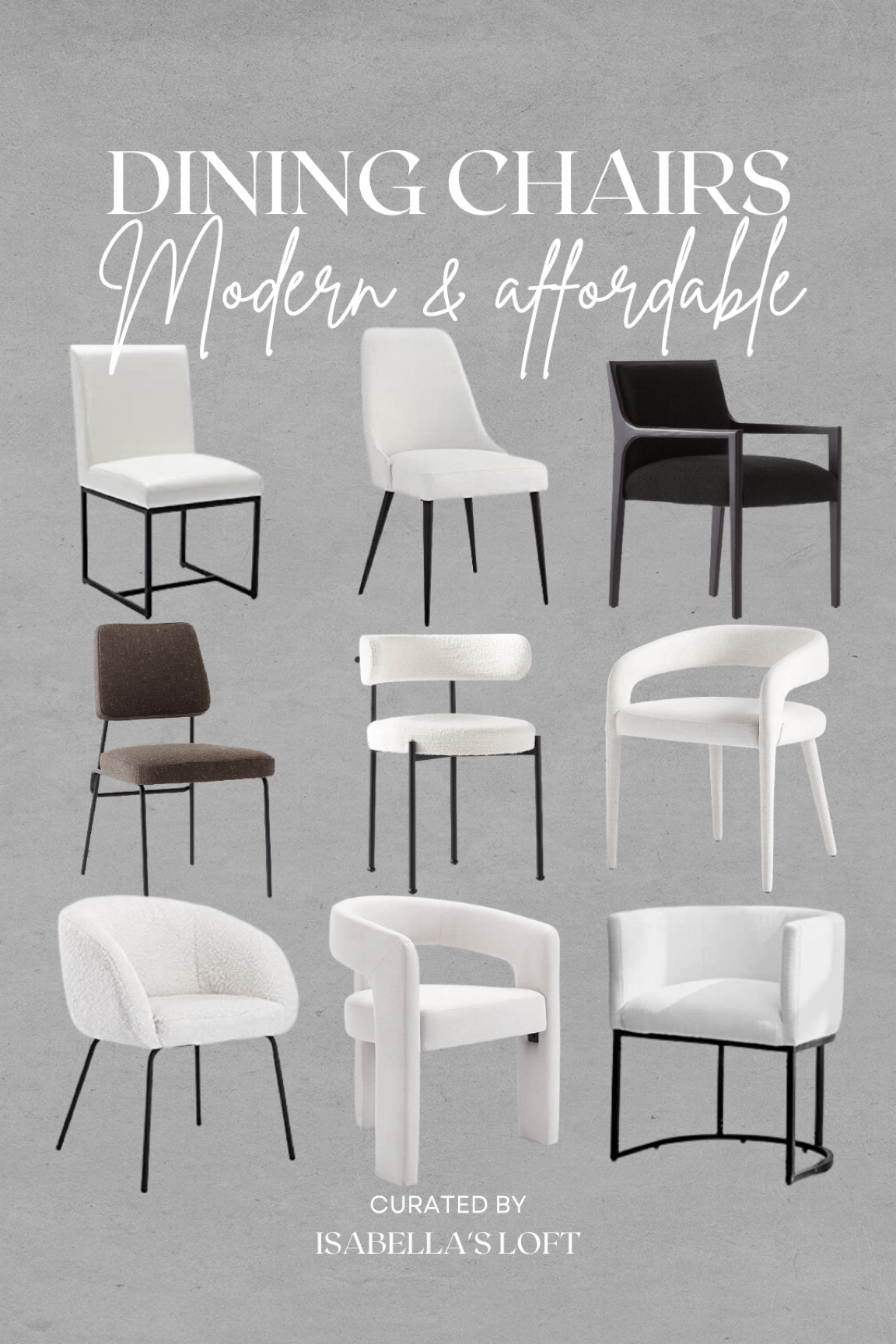 Dining Chairs Modern & Affordable

Media Console, Living Home Furniture, Bedroom Furniture, stand, cane bed, cane furniture, floor mirror, arched mirror, cabinet, home decor, modern decor, mid century modern, kitchen pendant lighting, unique lighting, Console Table, Restoration Hardware Inspired, ceiling lighting, black light, brass decor, black furniture, modern glam, entryway, living room, kitchen, bar stools, throw pillows, wall decor, accent chair, dining room, home decor, rug, coffee table

#LTKFind #LTKbump #LTKhome