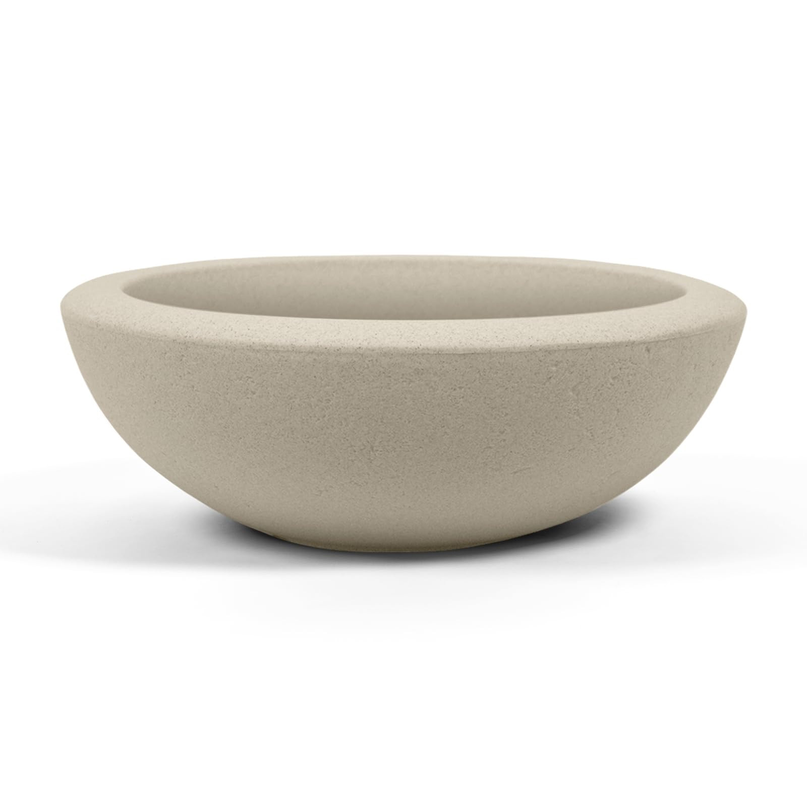 ARBORA 21" Santorini Bowl Polyresin Indoor and Outdoor Planter with Classic Cream Finish - Durabl... | Amazon (US)