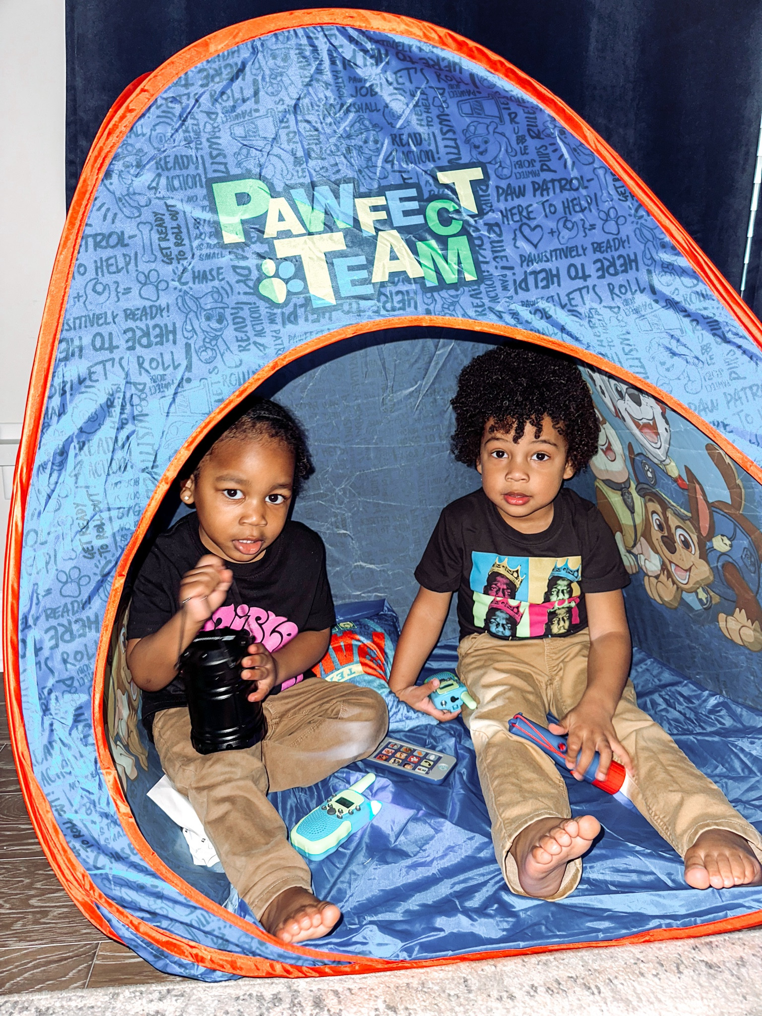 The two cutest little campers. 🫶🏽 my son and nephew love playing in this paw patrol pop up tent. It comes with a flashlight and pillow.

The perfect gift for the little adventurers in your life. Shop it now!

#LTKfamily #LTKkids