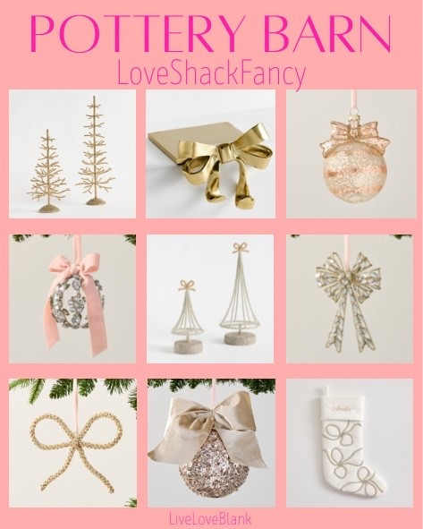 Pottery Barn and LoveShakeFancy
Home decor
Girly decor 


#LTKHome #LTKFamily #LTKHoliday
