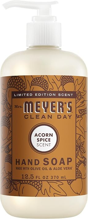 MRS. MEYER'S CLEAN DAY Hand Soap, Acorn Spice Scent, 12.5 Fl Oz Bottle | Amazon (US)