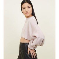Cameo Rose Pink Cropped Batwing Jumper New Look | New Look (UK)