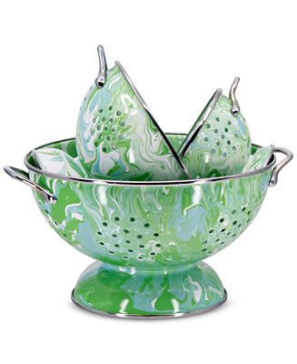 Golden Rabbit Modern Monet Colanders, Set of 3 - Macy's | Macy's